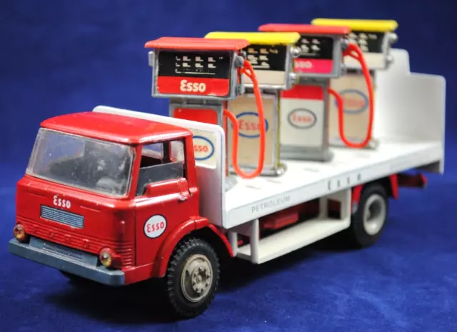 Modified 1:43 TEKNO FORD D-800 ESSO Delivery Truck / Lorry & BARTONS FUEL PUMPS 2