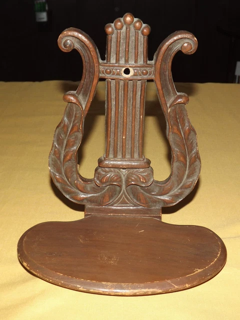 Vintage 9" High   7 3/4" Wide Wood Wall Shelf