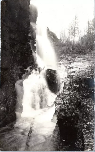 RPPC Postcard Derry New Hampshire Waterfall Landscape View Real Photo 1920s NS