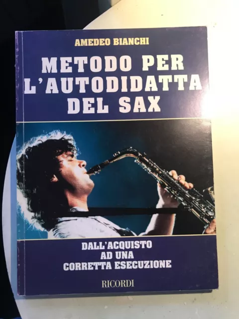 Amedeo Bianchi - Metodo Per L'autodidatta Del Sax - Ricordi