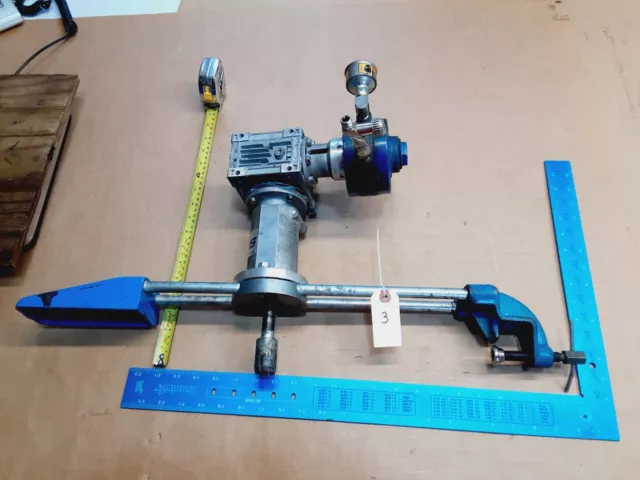BINKS 55 Gallon Drum Mixer Tank Barrel Air Pneumatic agitator w/worm gear reduce