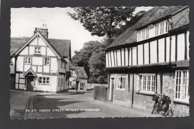 Postcard Princes Risborough nr Aylesbury Buckinghamshire view Church Street RP