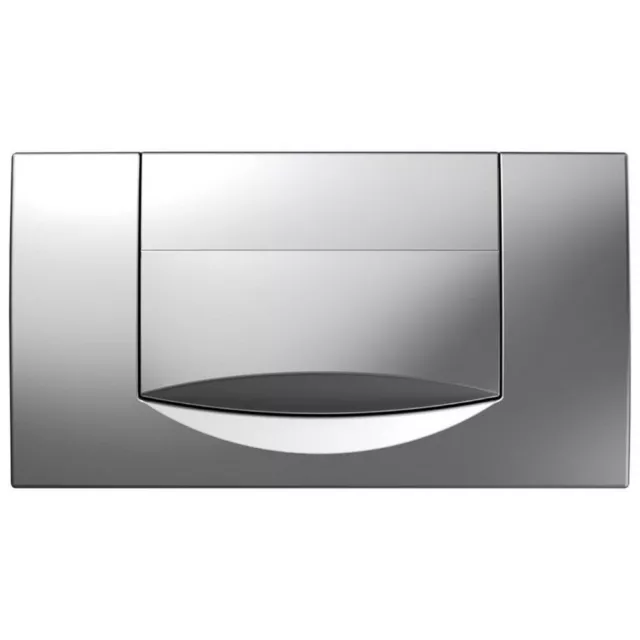 Pour Geberit 200F plaque chasse d'eau pour WC ABS matériau blanc et mat chrome