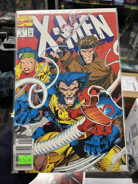 X-Men # 4 1st Appearance of  Omega Red, Marvel Comics, January 1991.