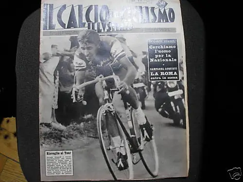 Anquetil Tour Couverture Ciclismo Ill.revue Italie 1962