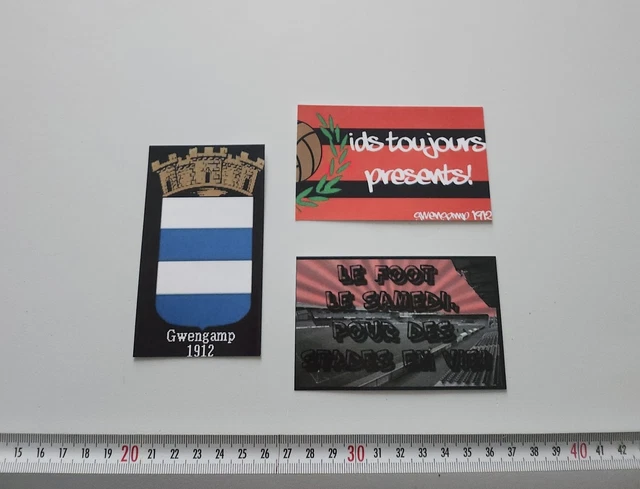 carte + sticker South Winners Marseille ultra supporter foot
