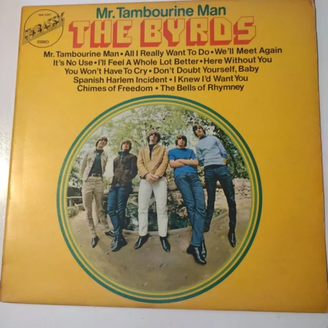 The Byrds Mr. Tambourine Man Vinyl Album (Reissue 1974) Free Uk Delivery