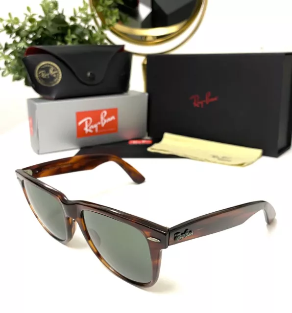 80’s Classic Bausch & Lomb Ray Ban Wayfarer II Tortoiseshell Sunglasses