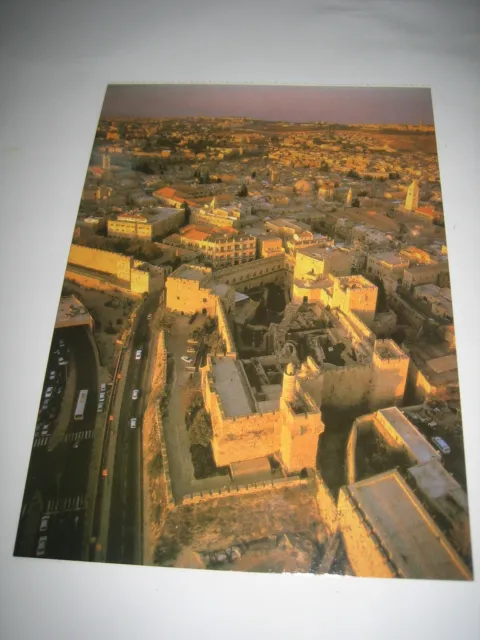 AK 50 Jahre Staat Israel Jerusalem,die Zitadelle und der Davidsturm ungelaufen