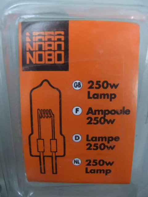 Projector bulb lamp for NOBO & other OHP 's 24v 250w NEW NEW stock