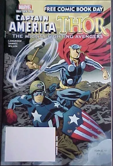 Captain America/Thor: The Mighty Fighting Avengers 2011 Fcbd! Vf Marvel