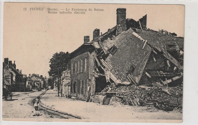 CPA - 51 - FISMES (Marne)  - Le Faubourg de Reims