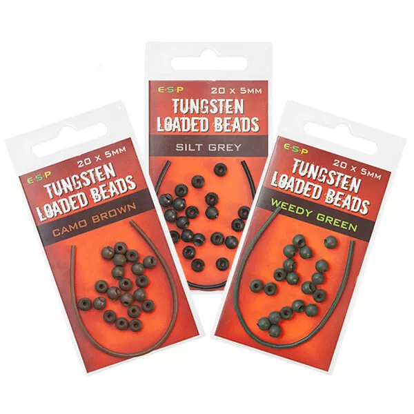 ESP Tungsten Loaded Rig Beads *ALL COLOURS*  *PAY 1 POST*