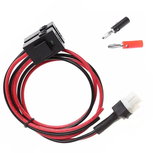 Cavo Alimentazione CC 6 Pin 30A Con Fusibile Per Radio Kenwood TS-50s, Icom IC-706 E Altri - 1 Metro
