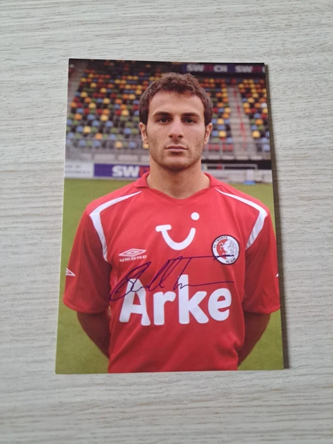 SHARBEL TOUMA # FC TWENTE / SWEDEN - 6x4 OFFICIAL AUTOGRAPHCARD UNSIGNED