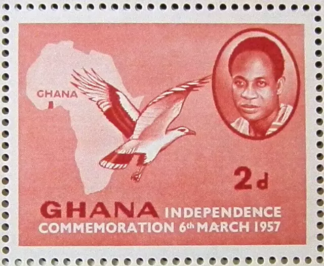 GHANA 1957 SG166 QEII 2d.  INDEPENDENCE -  MNH