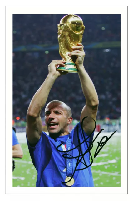 Alessandro Del Piero Italy World Cup Soccer Signed Autograph Photo Print