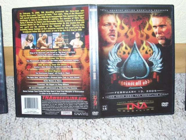 TNA Wrestling DVD Against all odds 2005 englisch WWF WCW WWE NWA WXW XPW CZW ROH