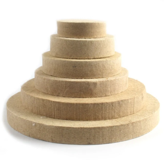 Useful Accessories Durable Polishing Wheel Replacement Wool Felt Beige