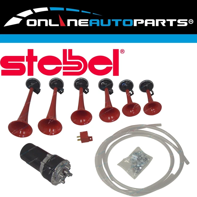 STEBEL MUSICAL AIR Horn Kit - The Godfather Tune 12 volt Car Truck SUV