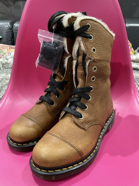 Fur Lined wiul Tan Aimilita Grizzly