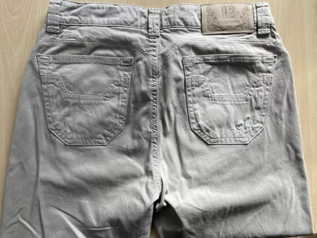 Pantalone Uomo 9.2 By Carlo Chionna Grigio Tg.32 3