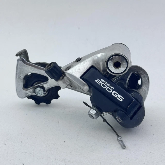 Chape Dérailleur Vintage Shimano 200 GS - Argenté - Vélo Course Japon