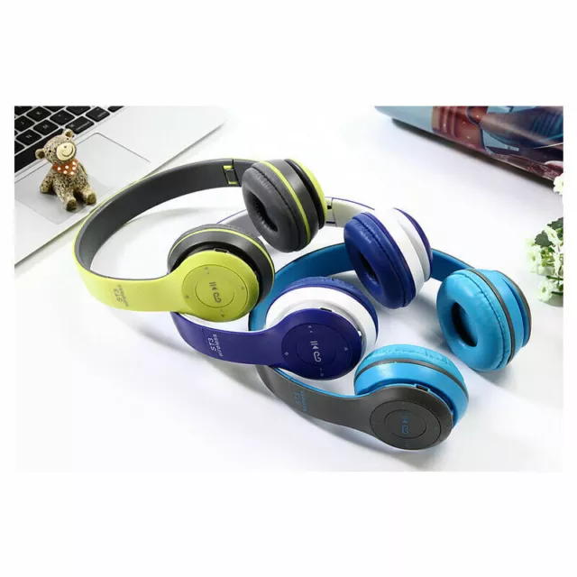 CASQUE SANS FIL, BLUETOOTH, BASSE STÉRÉO Hi-Fi PLIABLE, ST3