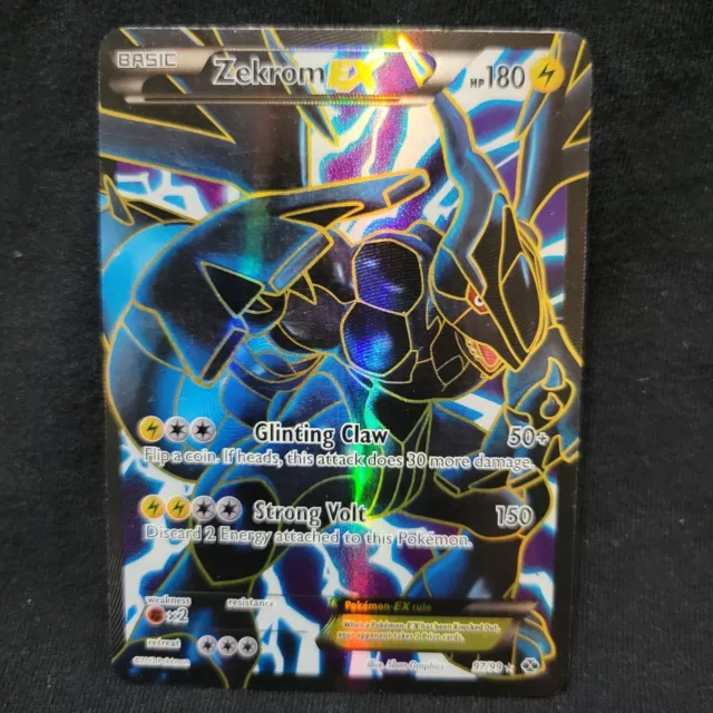 Pokemon PSA 3 Zekrom EX 97/99 Full Art Holo Rare BW Next Destinies