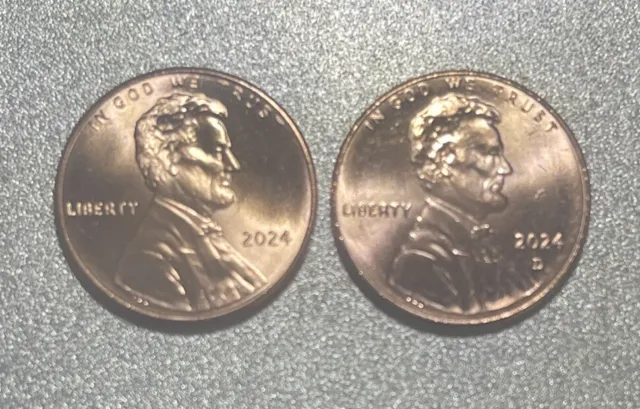 2024 P&D Lincoln Penny Cent Set **FREE SHIPPING**