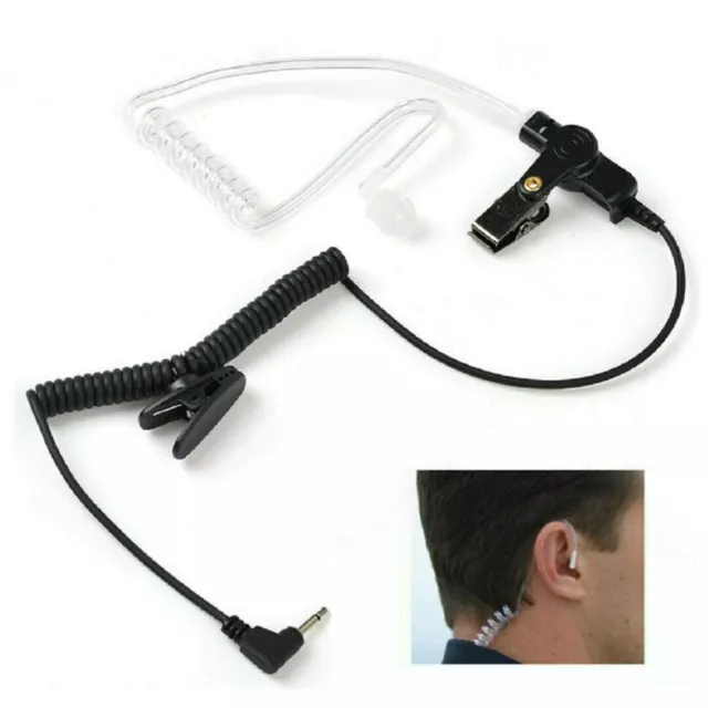 Security Schallschlauch Headset Kopfhörer Für MOTOROLA Lautsprechermikrofone DE.