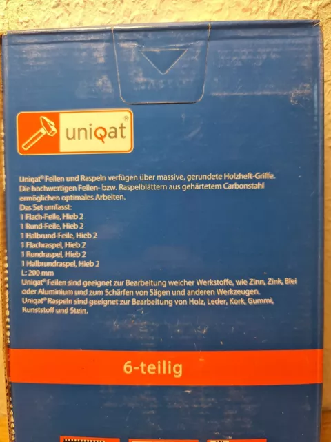 uniQat Feilen- und Raspelsatz 6-tlg. 3