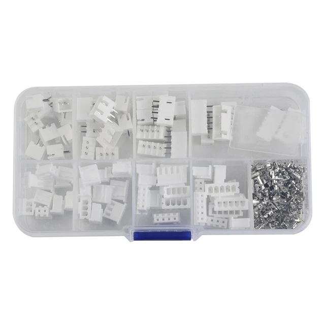 Kit Connecteurs JST XH 2.54 Mm Avec Câbles Pré-Crimpés - 90 Fils Silicone 22AWG - Compatible Imprimante 3D, Arduino, Électronique DIY