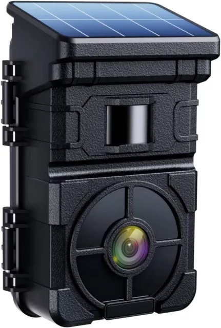 Camera de Chasse Solaire 24MP 1080P 2500mAh Batterie Intégrée Rechargeable IP66
