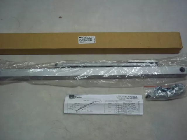 HAGER 7016S27 US32D Heavy Duty Surface Door Stops & Holders Mount Overhead Door