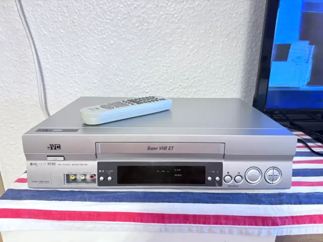 Super VHS ET SVHS VCR JVC HR-S5950 HiFi Stereo NTSC Videorecorder Videorekorder