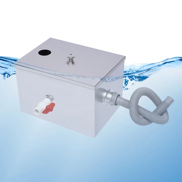 EZone 156 Litre Commercial Grease Trap – Stainless Steel Catering Waste Fat Oil Filter