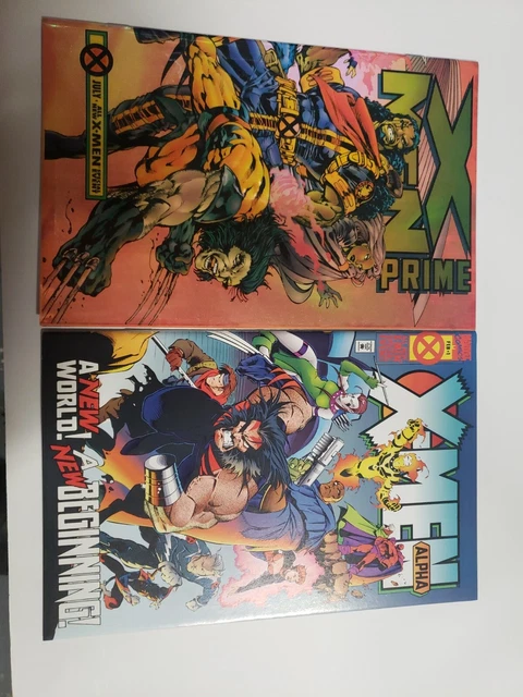 Marvel Comics X-men Alpha Omega Prime Comic Book Lot