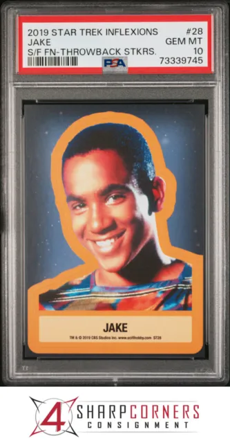 2019 Star Trek Inflexions Throwback Stickers #28 Jake Pop 1 Psa 10 N3638601-745