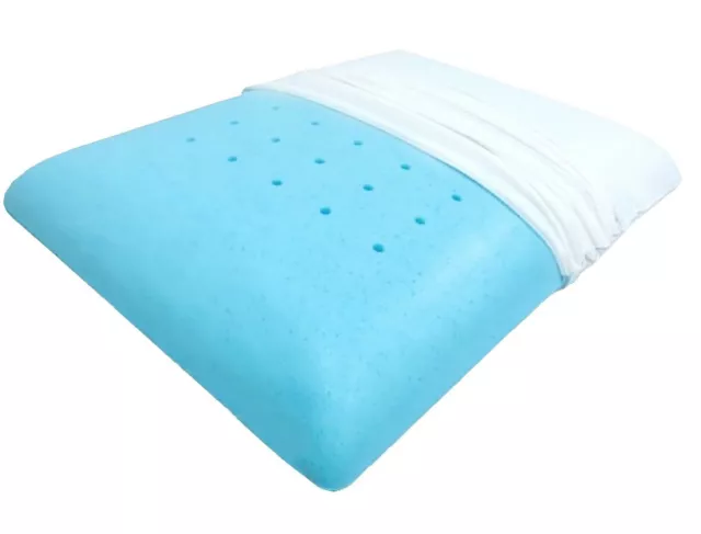 Queen Premium Open Air Cooling Gel Infused Memory Foam and Washable Bamboo Cover