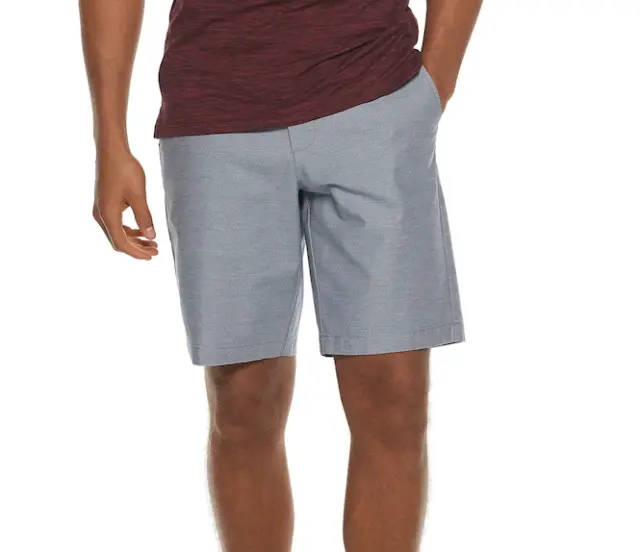 Men's Marc Anthony Luxury Flat-Front Slim Fit Stretch Waistband Shorts MSRP $50