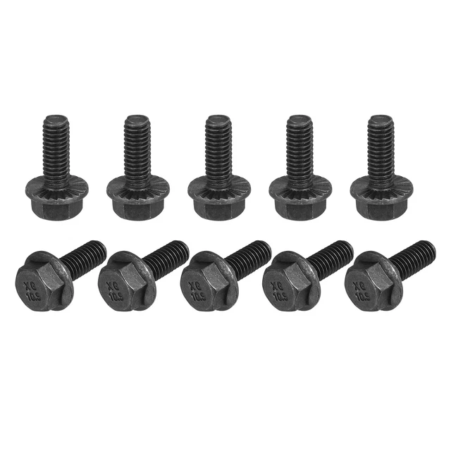 Lot De 4 Boulons à Tête Hexagonale M14x35mm Uxcell, Classe 10.9, Acier Carbone, Neufs