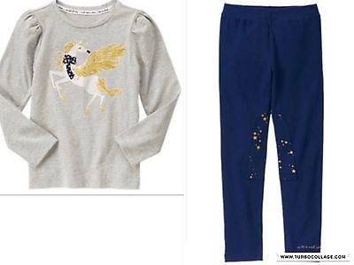 NEW GYMBOREE Girls Pegasus Leggings  Outfit Flight of Fancy Collection   SIZE 4