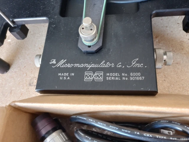 Vintage Micromanipulator Probe Station with Bausch & Lomb Optics
