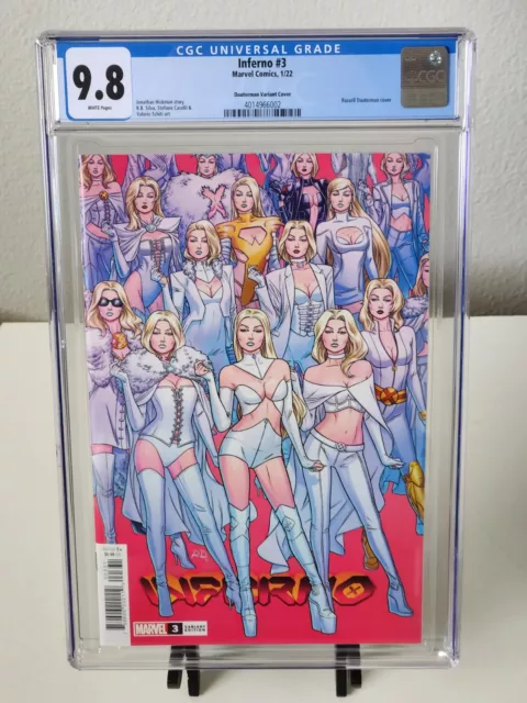 Inferno #3 Dauterman 1:25 Emma Frost Variant CGC 9.8
