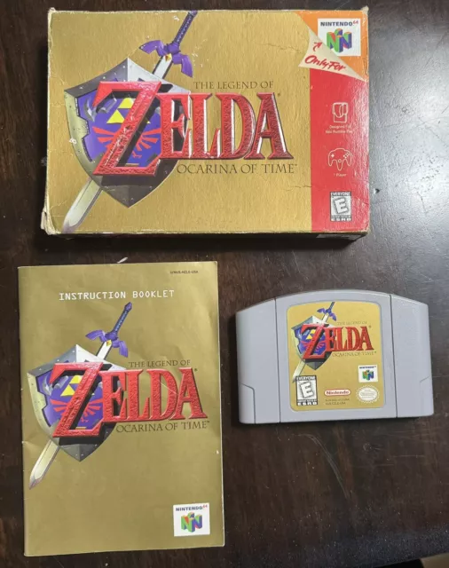 Nintendo 64 N64 The Legend Of Zelda Ocarina Of Time Cib Complete In Box