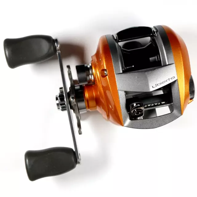 DAIWA LIBERTO PIXY ORANGE AMBER 5.8:1 Baitcaster Fishing Reel