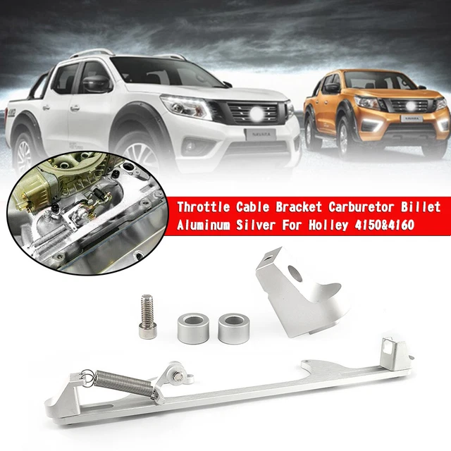 Throttle Cable Bracket Carburetor Billet Aluminum Silver For Holley 4150&4160 d