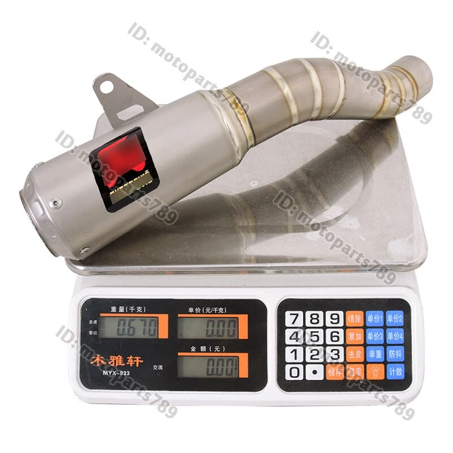 FOR KAWASAKI NINJA ZX6R 2023 2024 Exhaust System Titanium Alloy Muffler