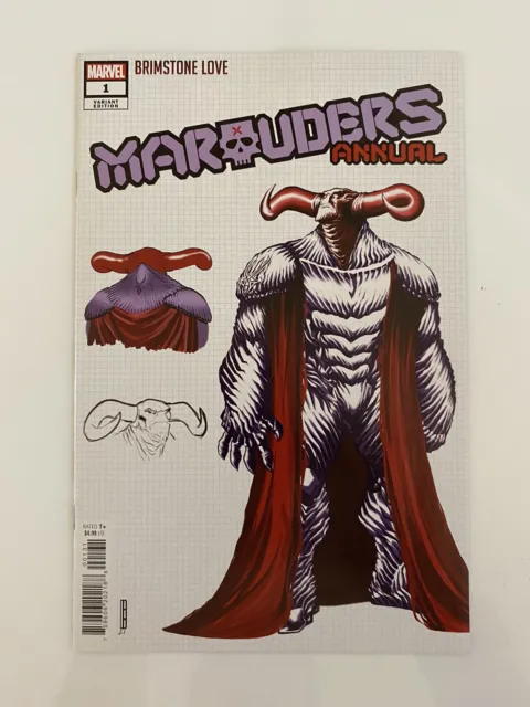 Marauders Annual #1 - 1:10 Baldeon Design Variant Marvel Combine / Free Shipping